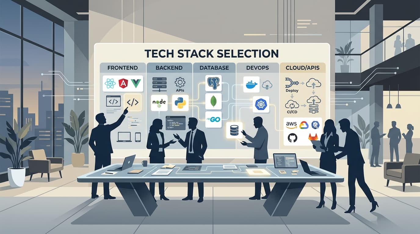 Cover image for "How to Choose the Right Tech Stack for Your Product in 2026"